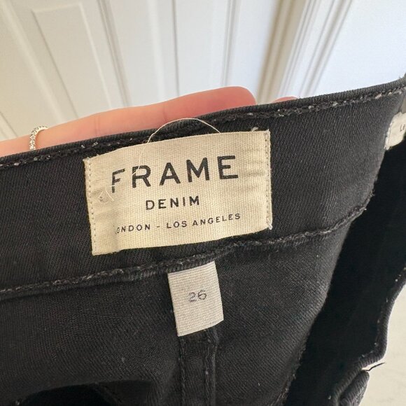Frame Le Skinny de Jeanne Noir Coated - Picture 5 of 6